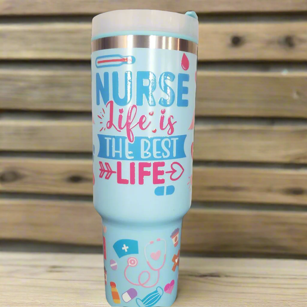 40oz stainless steel dupe tumblers