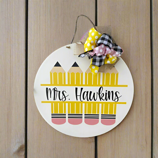 Teacher door hangers/classroom