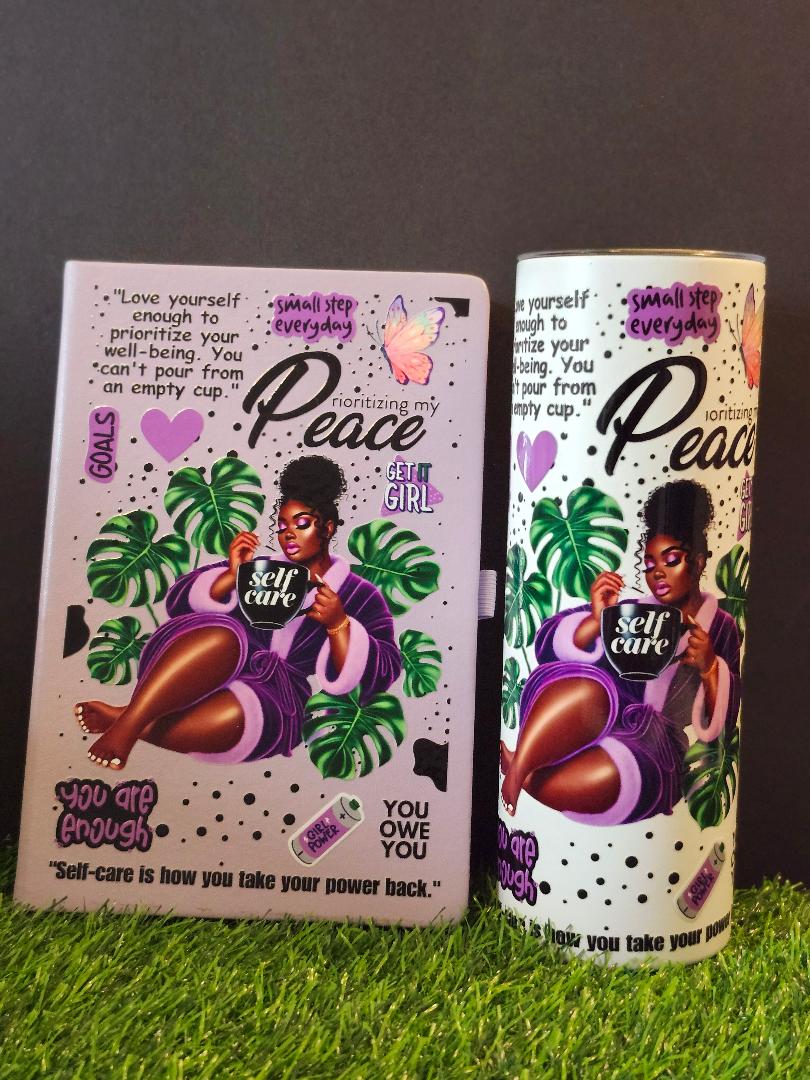 Journal/tumbler/libby glass bundle