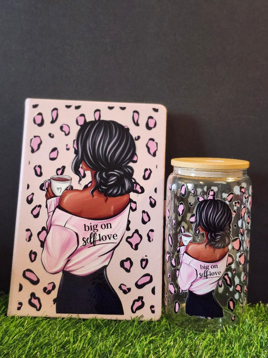 Journal/tumbler/libby glass bundle