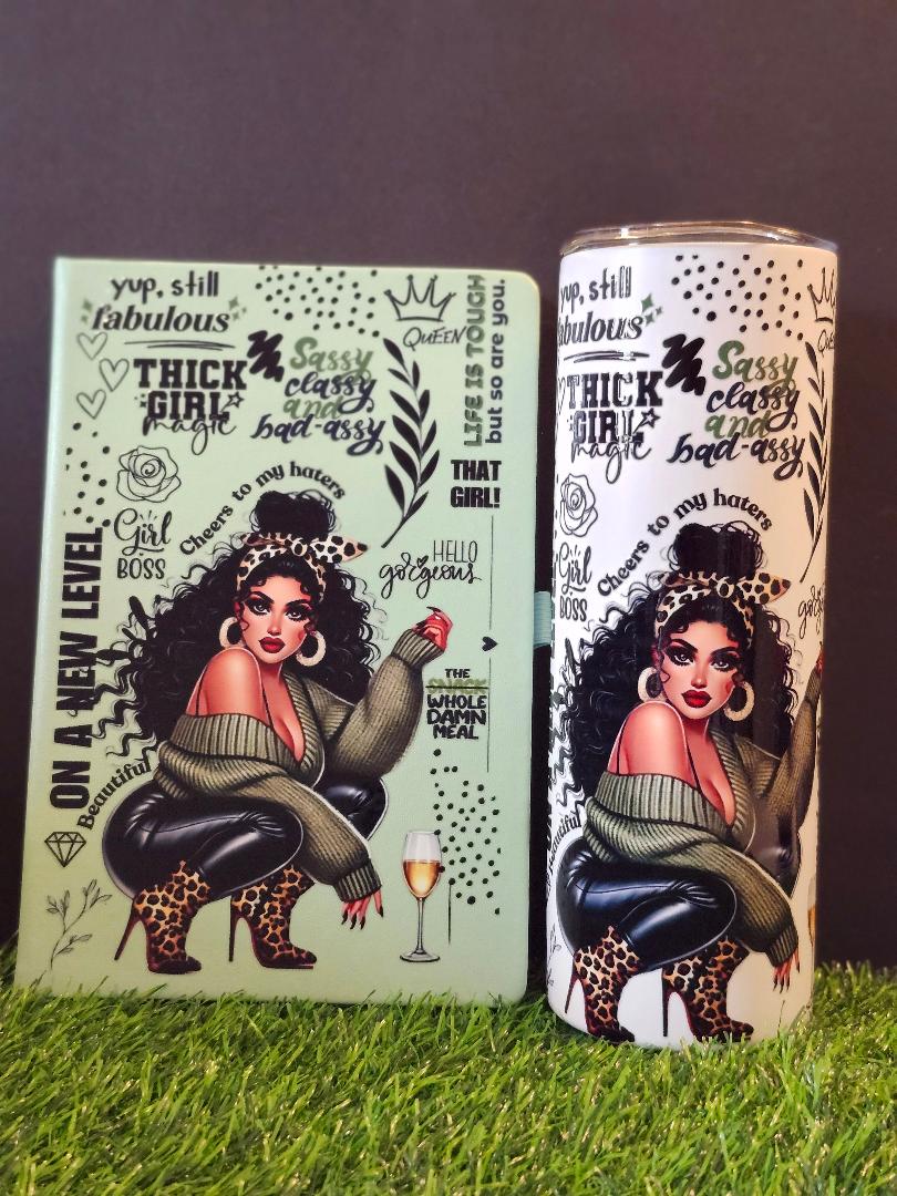 Journal/tumbler/libby glass bundle