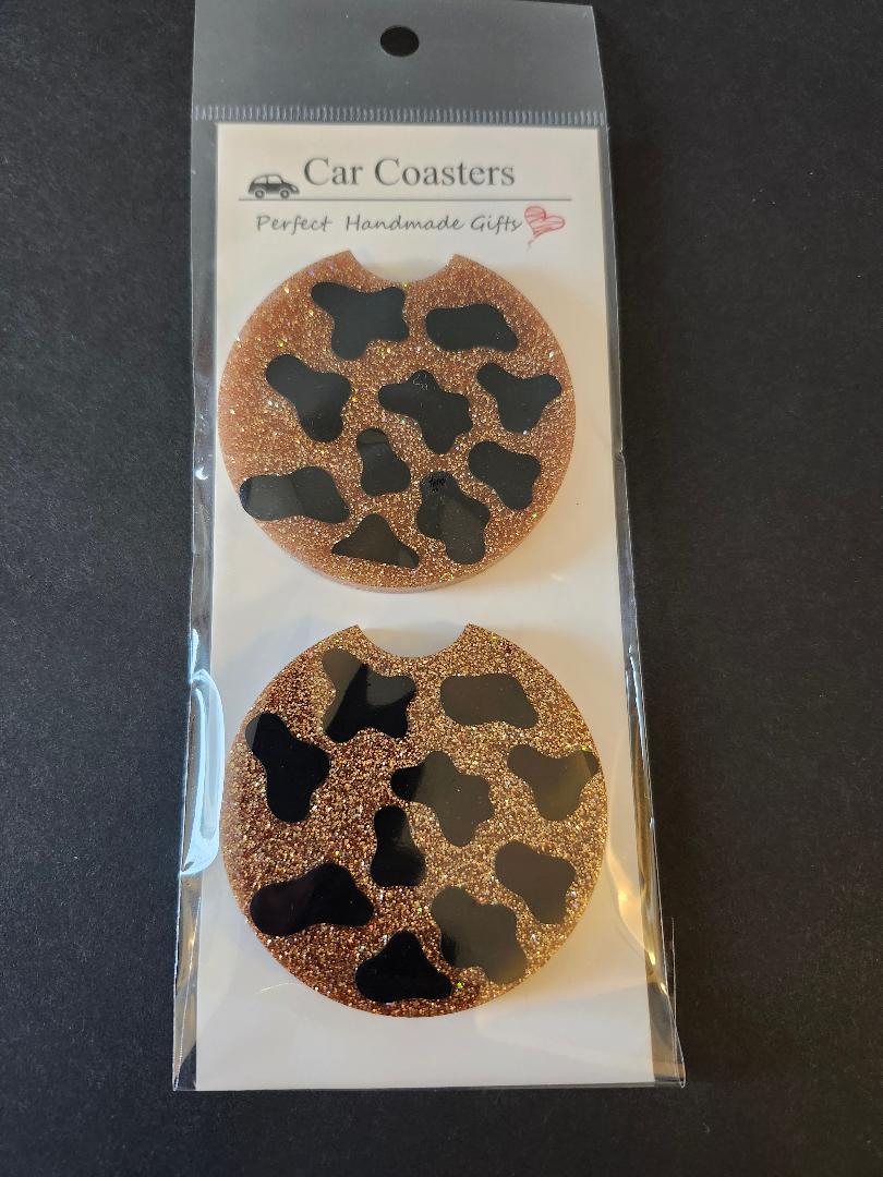 Custom car coasters