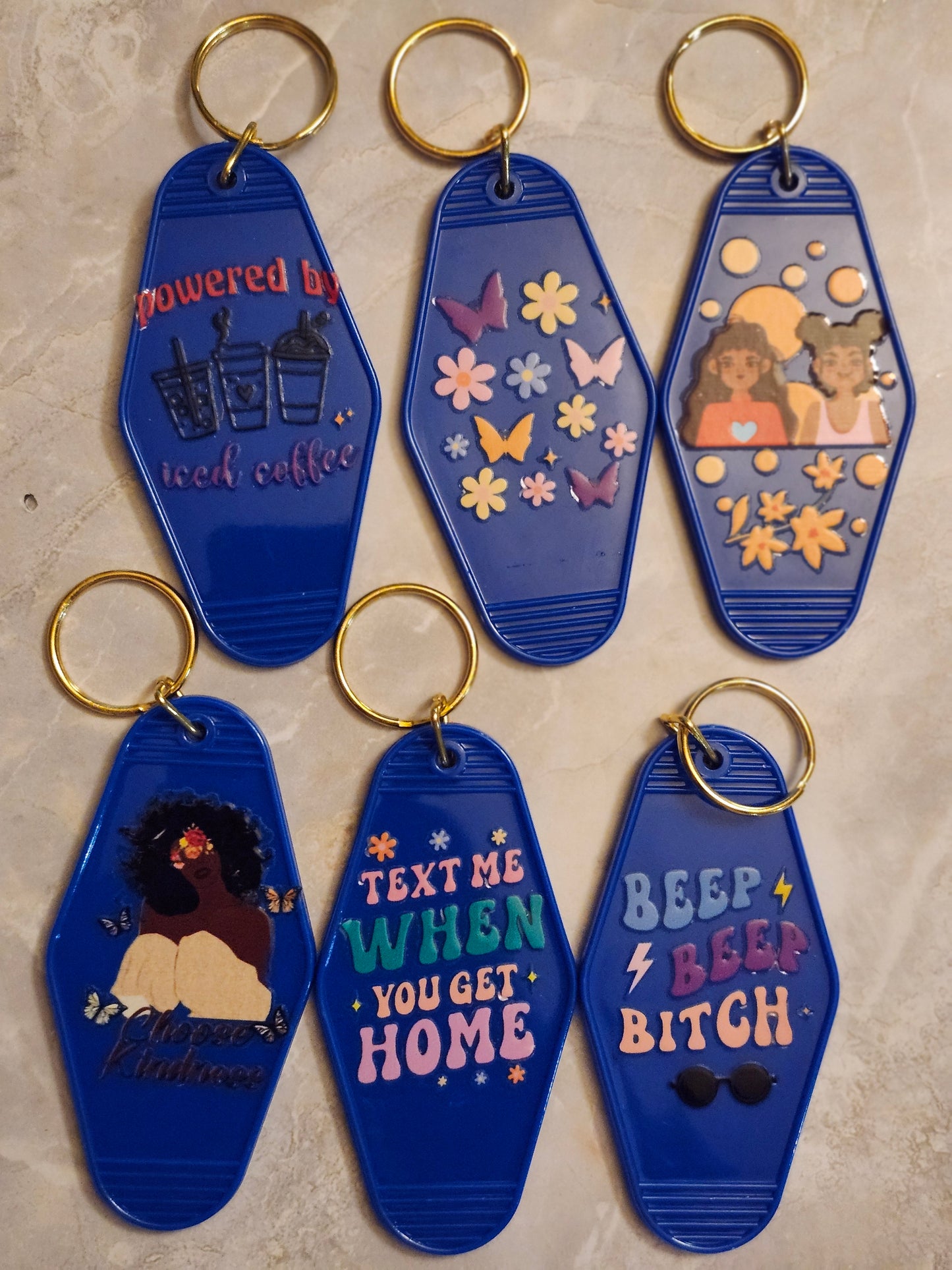 Hotel keychains