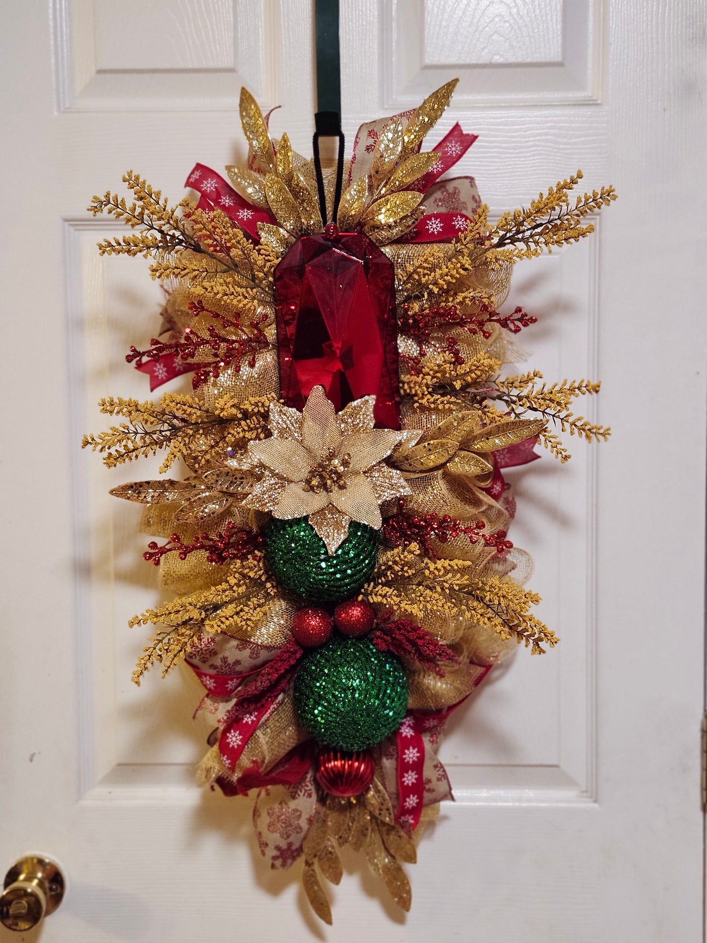 Christmas deco mesh wreaths